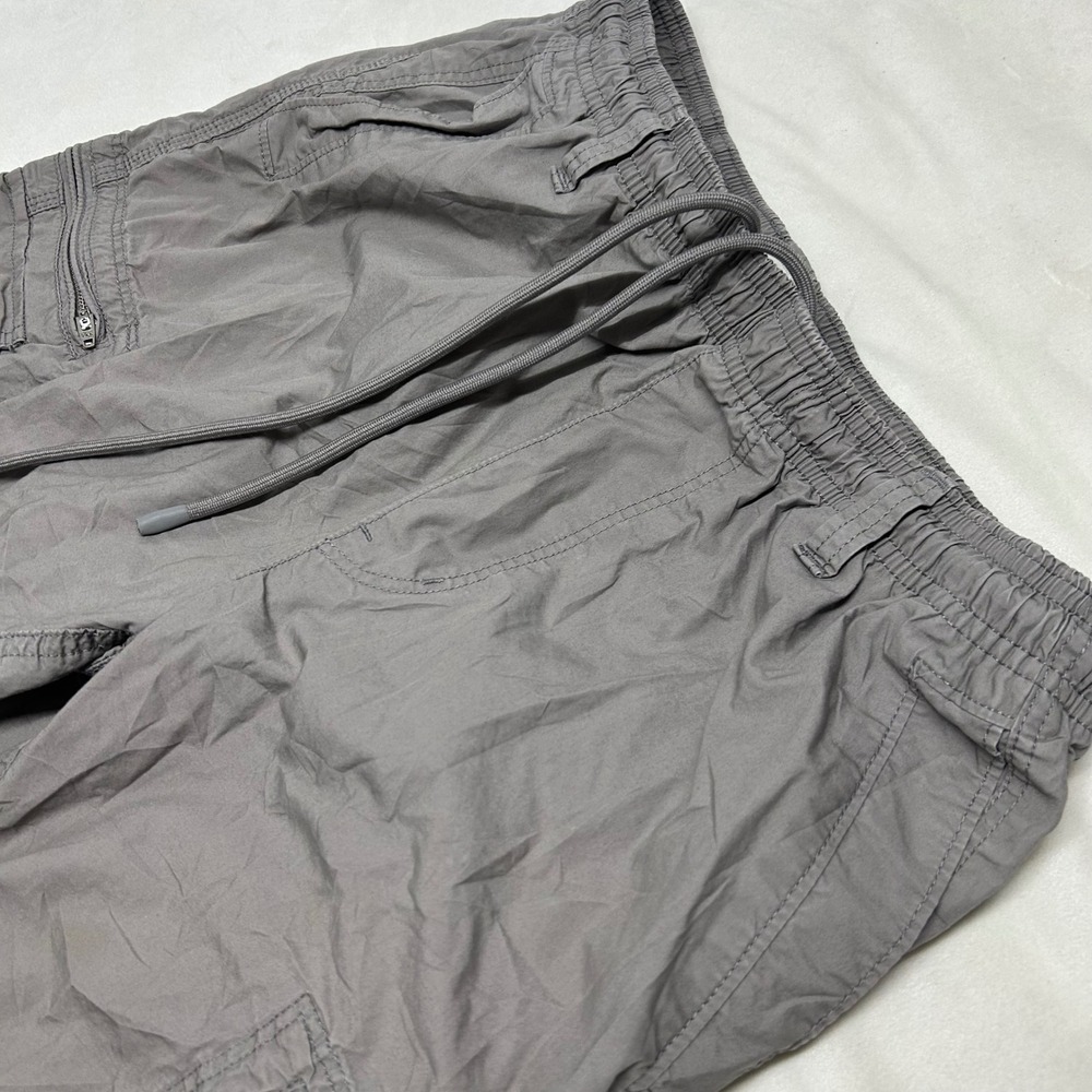 Standard Cloth Urban Outfitters Gray Cotton Cargo Pants Women Large Drawstring